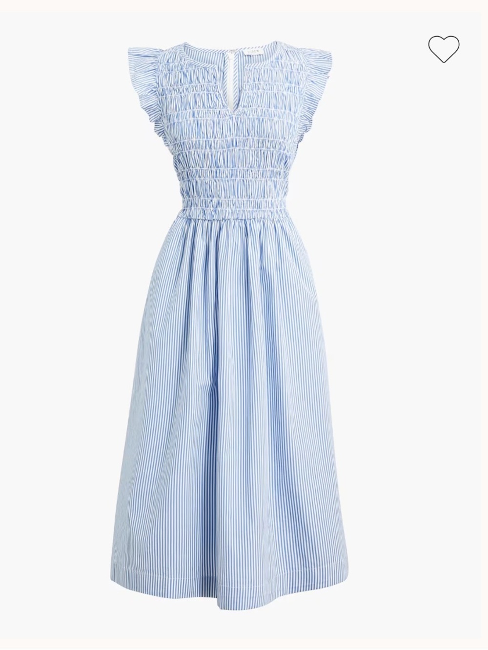 J. Crew Factory Smocked Flutter Sleeve Dress Pockets Size Large 2024 Collection